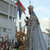 El barrio de las Huertas rinde pleitesía a la Virgen del Carmen de San Leandro