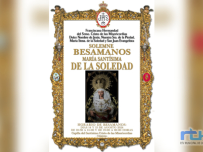 La Hermandad del Cristo de las Misericordias lanza el cartel del besamanos de Nuestra Señora de la Soledad