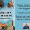 Mañana se presenta en el Castillo de Chipiona el libro ‘Un decir a lo nuestro’, de Antonio Moreno García