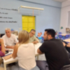 Educación y colegio Virgen de Regla coordinan trabajos de  adecentamiento en el pabellón del centro por daños producidos por un incendio de contenedor