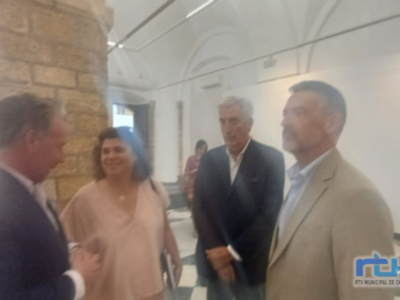 Luis Mario Aparcero participa en una reunión sobre los avances del proyecto de Vía Verde de la Costa Noroeste celebrada en Diputación