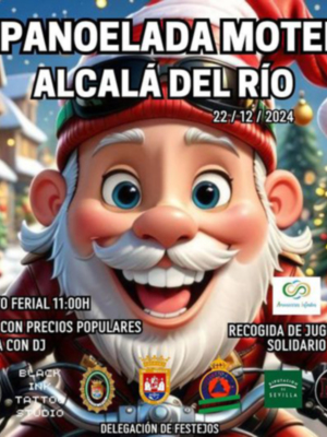 I PapaNoelada Motera en Alcalá del Río 