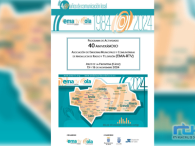 La radiotelevisión municipal de Chipiona participará en el 40 aniversario de EMA-RTV que se celebra el 15 de noviembre en Jerez
