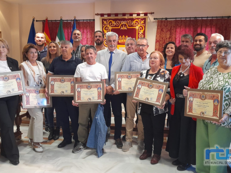 Entrega de reconocimientos en el Ayuntamiento de Chipiona
