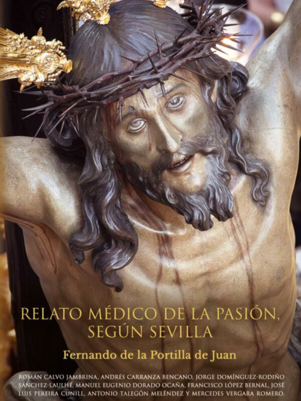 Relato médico de la Pasión según Sevilla, portada del libro de Fernando de la Portilla de Juan.