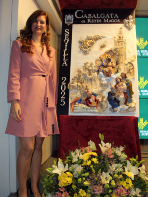  "Astrólogos Persas de la Buena Estrella", obra de Guadalupe de Guzmán, ilustra la magia de los Reyes Magos