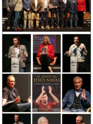 Las declaraciones de Joaquín Caparrós y Pablo Blanco en la presentación del libro “El adiós de Jesús Navas “