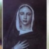 El rostro humano de la Virgen del Silencio en 1955