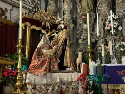Dulces y villancicos en San Leandro este jueves para conocer al Niño Jesús elegido de su rico patrimonio