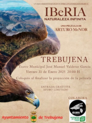 Río Limpio Ecologistas en Acción de Trebujena, presentará una proyección especial del galardonado documental “Iberia, Naturaleza Infinita”