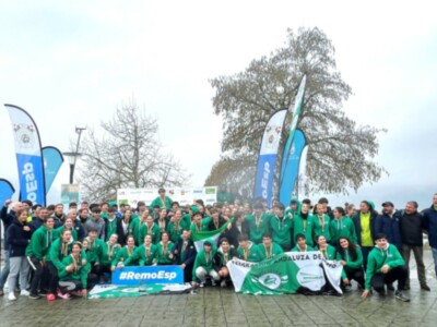 La selección andaluza de remo, campeona de España