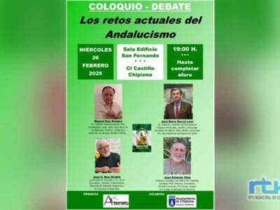 Un coloquio de Nuevo Ateneo de Chipiona aborda esta tarde los retos actuales del Andalucismo