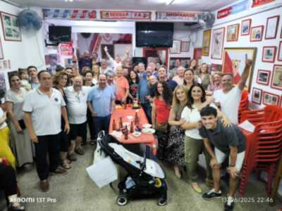 Reunión anual en laPeña sevillista Sentimiento Rojiblanco