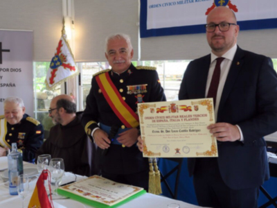 Entrega de condecoraciones y nuevas incorporaciones en la Orden Cívico-Militar de los Reales Tercios