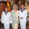 La Armada Española celebra una misa en honor a la Virgen del Carmen en la Capilla de los Marineros de Triana (Sevilla)