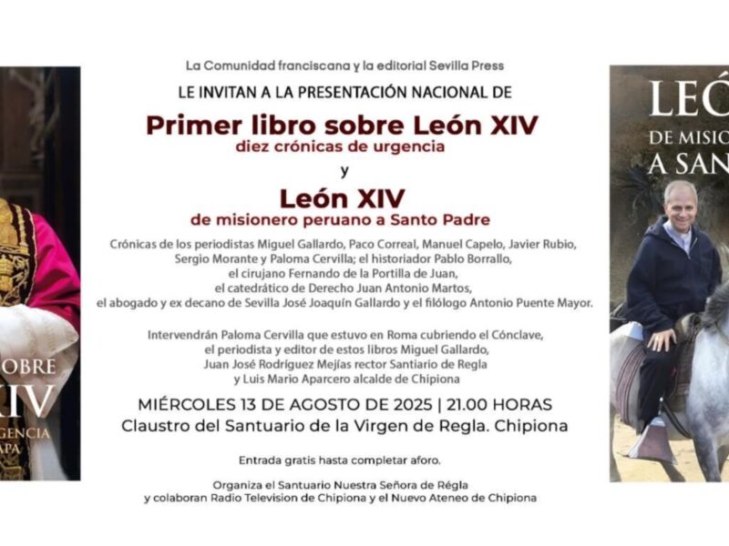 Presentación del Primer libro del Papa León Miércoles 13 de Agosto