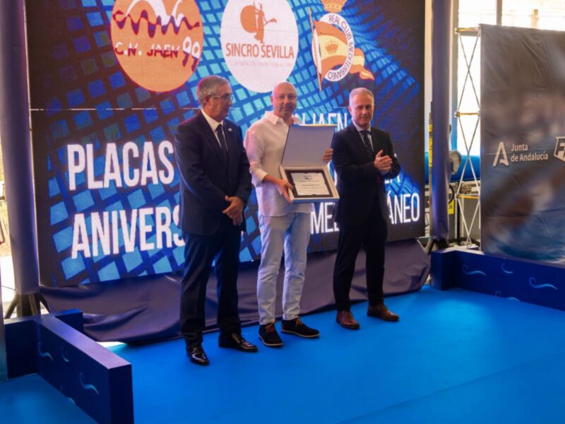 El Club Natación Sincro Sevilla, distinguido por la FAN 