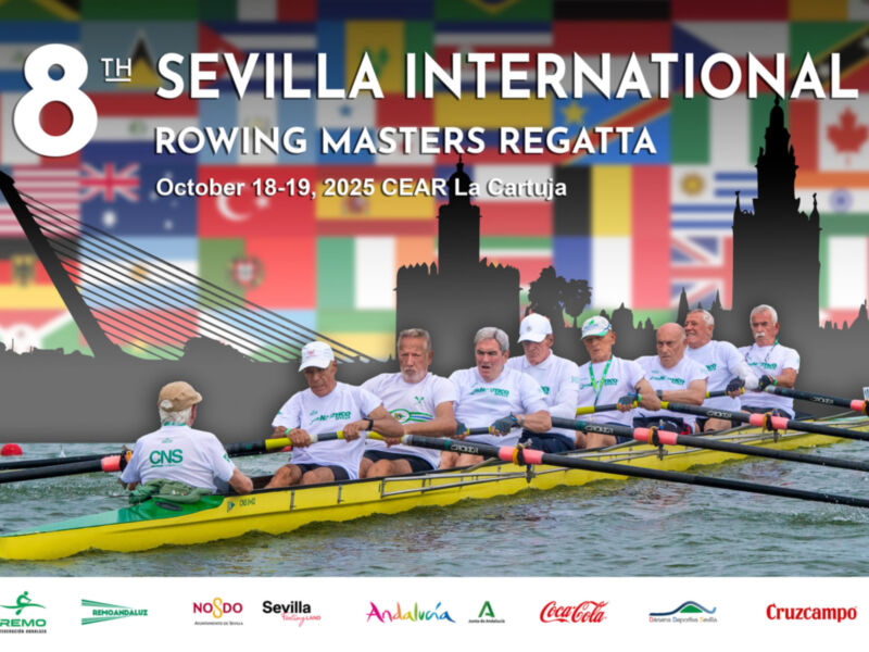 8º Sevilla Internacional Regata de Remo Masters, 18-19 Octubre 2025.