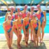 El Club Natación Sincro Sevilla, a un paso del podio en la primera cita nacional de la temporada