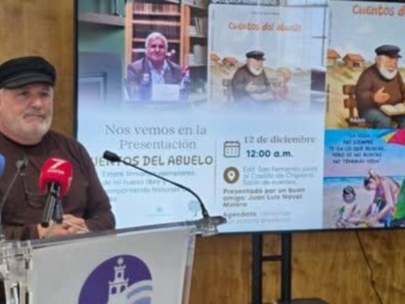 Presentación de cuentos del abuelo en la Biblioteca Municipal. 12 de diciembre a las 12:00 am.