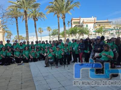 Una marcha ha abierto hoy las actividades de concienciación sobre el cáncer de colon en Chipiona