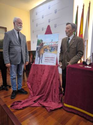 Presentación Cartel De Primavera 2026 De La Asociación Tradiciones Sevillanas.
