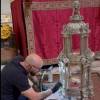 Así se prepara la Catedral de Sevilla para la procesión del Corpus Christi
