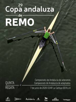 Los Campeonatos de Andalucía de veteranos y remo adaptado, en el CEAR La Cartuja 