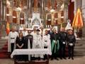 La Basílica del Sagrado Corazón reúne en Gijón a históricas órdenes de caballería y hermandades religiosas 