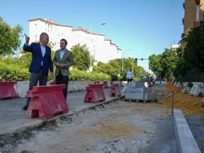 Triana acelera su transformación con nuevas obras en el entorno de San Joaquín 