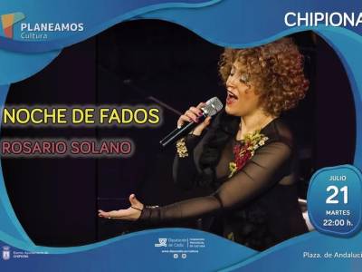 El programa Música al Fresco arranca mañana martes en Chipiona con una noche de fados protagonizada por Rosario Solano
