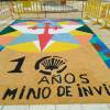 La imagen de Chipiona vuelve a recorrer el mundo con la alfombra realizada por la Solemnidad del Apóstol Santiago