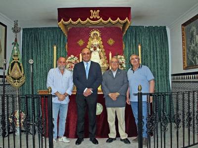 El Círculo Cultural Rociero de Pino Montano rinde homenaje a la Virgen del Rocío con un emotivo pregón de Antonio Bellido