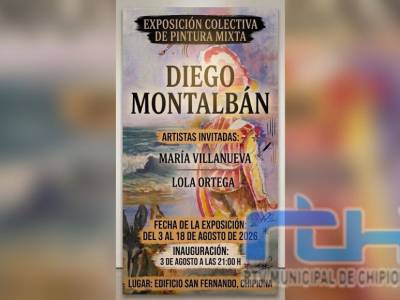Abre sus puertas en el Edificio San Fernando una exposición colectiva con obras de Diego Montalbán, María Villanueva y Lola Ortega 