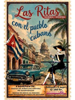 El colectivo Las Ritas convoca un  encuentro solidario en Cáceres el próximo 12 de septiembre a beneficio del Hogar de niños y niñas sin amparo de Guanabacoa y la Iglesia de Regla, en La Habana