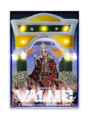 Este es el cartel anunciador de la Romería de Nuestra Señora de Valme 2026, obra del artista Manuel Mena Bravo