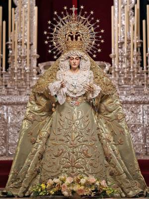 A LA GLORIA DE LA SANTÍSIMA VIRGEN DE LAS ANGUSTIAS EN EL LV ANIVERSARIO DE SU CORONACIÓN CANÓNICA.