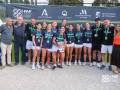 La selección de Jaén, campeona de Andalucía de menores femenina de 1.ª categoría.