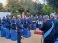 La Unidad de Música del Acuartelamiento Aéreo de Tablada, durante el concierto «Encuentro de dos mundos».