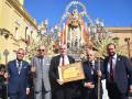 La Hermandad de la Virgen de la Sierra recorre las calles de Sevilla en su tradicional procesión de octubre