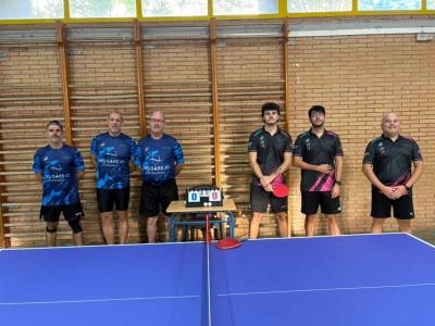 Cuarta jornada: póker de contundentes victorias y liderato para los equipos del CD El Puerto Tenis de Mesa